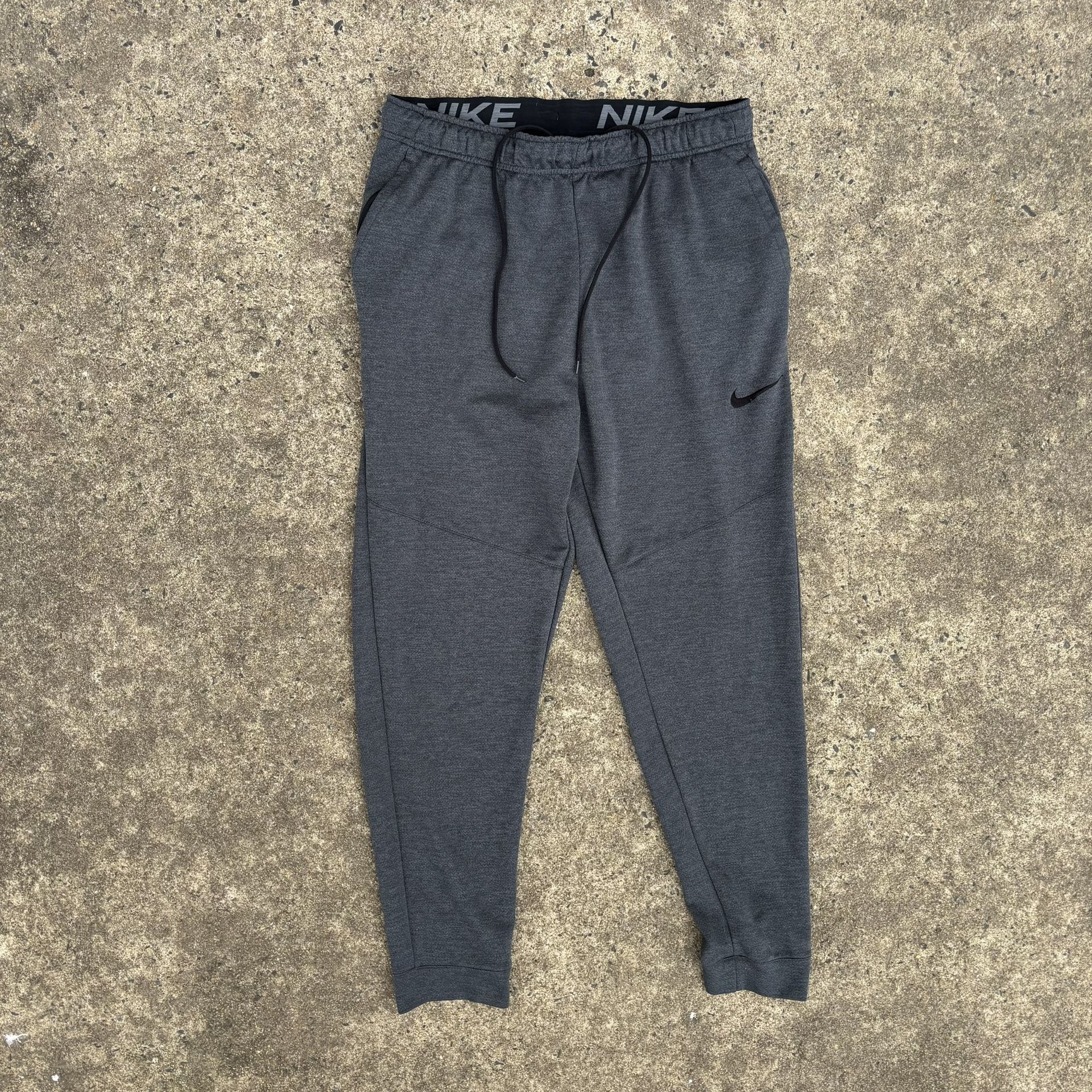 Gray nike Embroided joggers