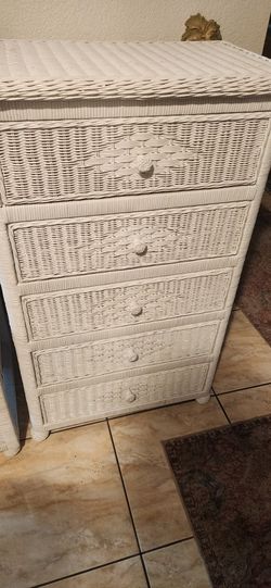 Dresser & Night Stand - White