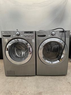 Lg washer and electric220v dryer laundry set