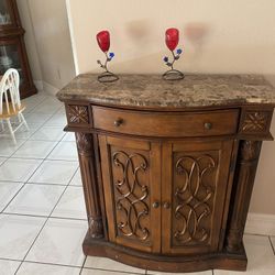 Antique  Victorian Cabinet with Mirror 