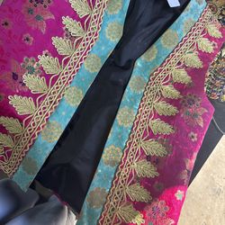 Men vest banaras fabric