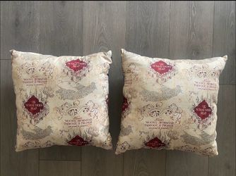Harry Potter Marauder's Map Throw Pillows - Set of 2