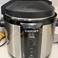 “Black pressure cooker, no issues at all, works perfectly.”