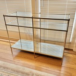 West Elm Terrace Console 42” Antique Brass