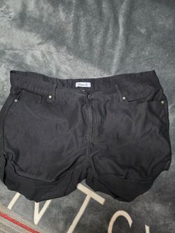 Women's Black Plus Size Denim Shorts