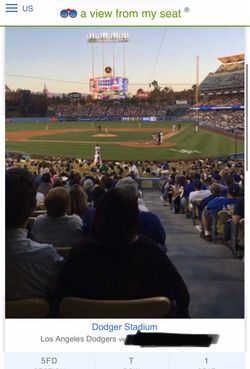LA Dodgers Game Tickets Dodger Stadium