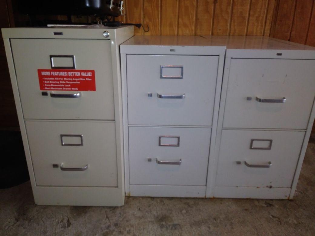 Several file cabinets for sale