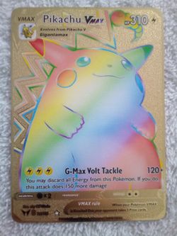 list of gengar pokemon cards Pikachu VMax - TG29/TG30 Gold Full Art Ultra Rare main image 0