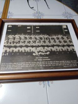 1951 NY Yankees World Champion Photo
