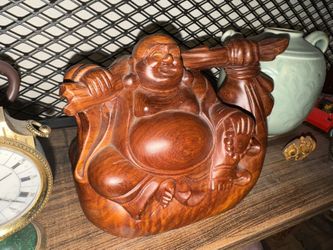 Wooden Carved Buddha 