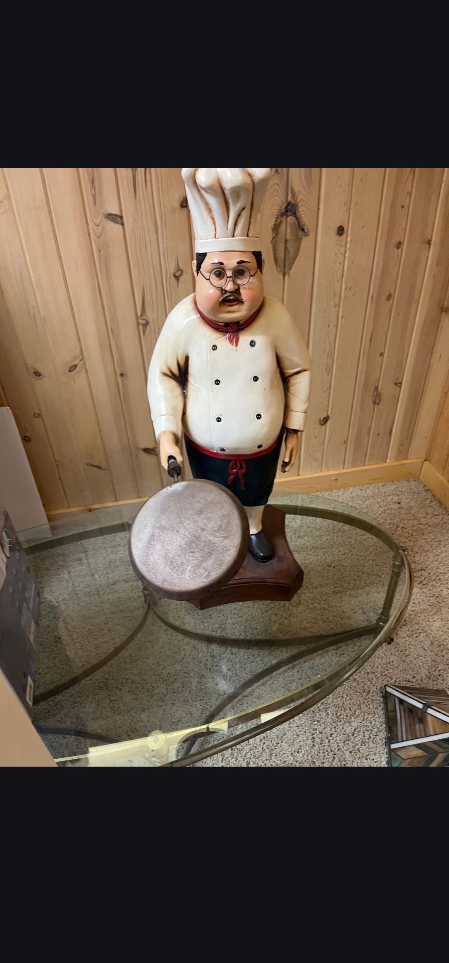 Chef statue