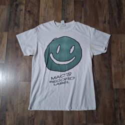 Mac Dermaco Mac's Record Label Here Comes The Cowboy White T Shirt