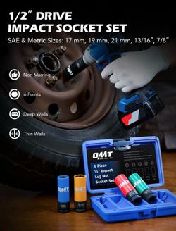 Lug nut socket set brand new