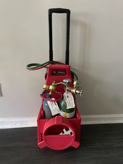 portable oxy-acetylene welding and cutting torch kit