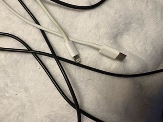 Lightning to type c and lightning to micro usb chargers and blocks