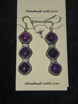 Amethyst  Earrings