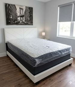 Brand-New Mattress Full regular + Box Spring FREE 🤑