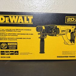 DEWALT 20V MAX Cordless Brushless 1 in. SDS Plus D-Handle Concrete and Masonry Rotary Hammer (Tool Only)