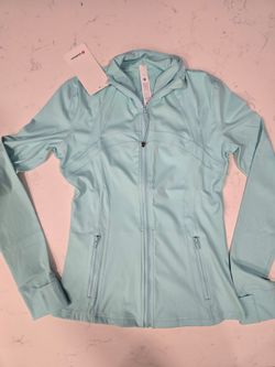 Light Blue Full Zip Athletic Jacket –
