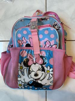 Minnie Mouse backpack for TK / Kinder with lunchbox