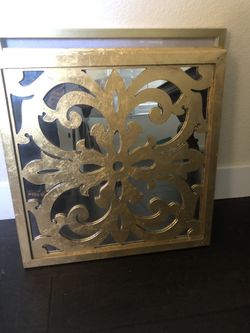 5 Beautiful Golden Mirrors Pieces ($200 For Set)