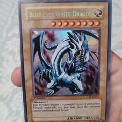 YuGiOh Blue Eyes White Dragon LOB 1st Edition NM