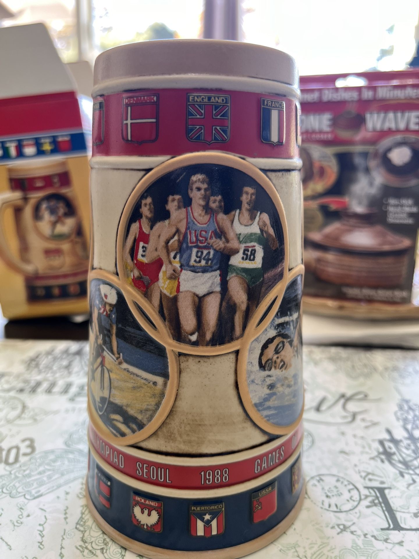 1988 Summer Olympics Budweiser Stein