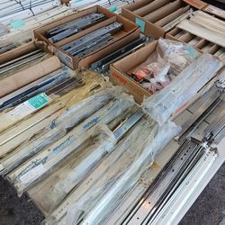 cabinet drawer sliders plus other miscellaneous cabinetry hardware