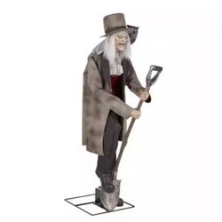 Gravedigger Halloween decoration.