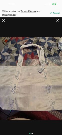 PINK tote bag
