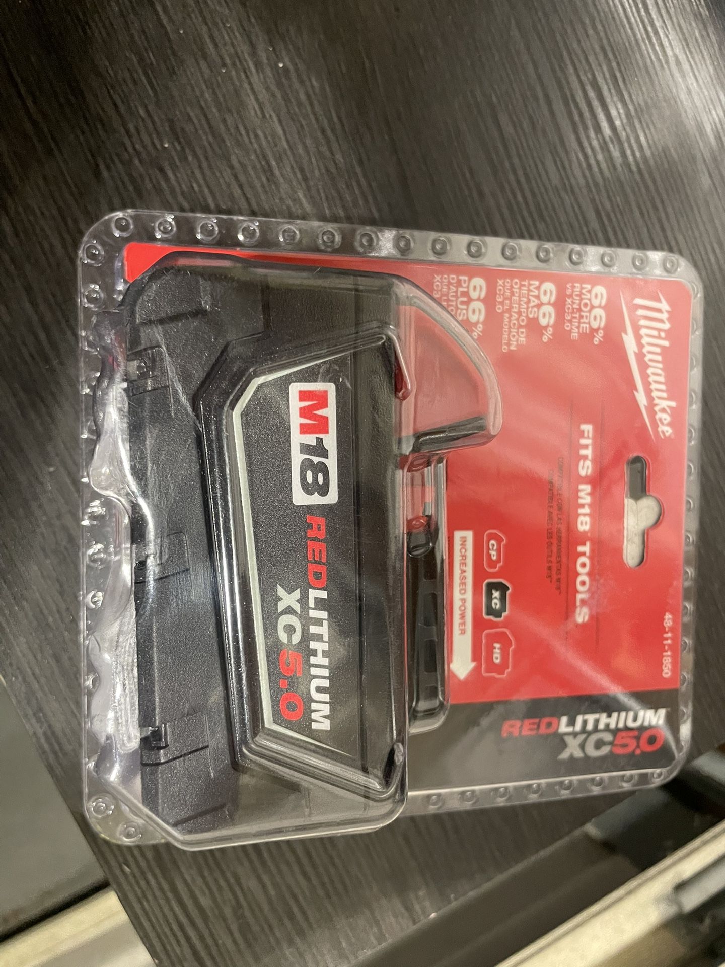 Brand New Milwaukee M18 XC 5.0 Battery
