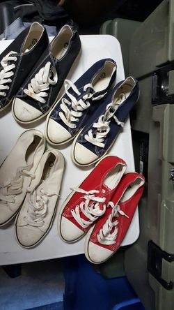Retro Fire/ Converse shoes