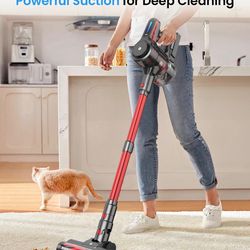 Cordless Vacuum Cleaner, Stick Vacuum with  Suction, Vacuum Cleaners for  Anti-tangle Cleaning