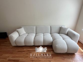 New Boucle Sectional Sofa
