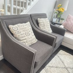 Sofa Chairs-  Set Of 2  For $180