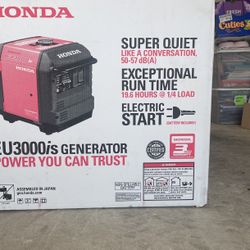 Honda EU3000is Generator