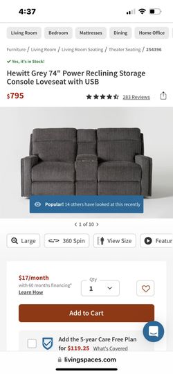 Living Spaces Sofa