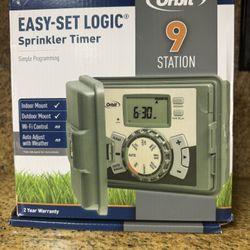NEW Orbit Easy-Set Logic 9 Station Indoor/Outdoor Sprinkler Timer Irrigation 57899. Brand new in original box with instructions. 