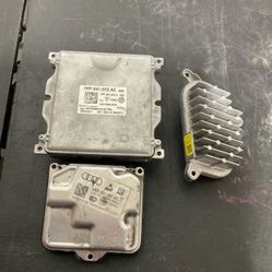 2018 2019 AUDI A5 S5 RIGHT HEADLIGHT LED MODULE BALLAST SET OEM USED