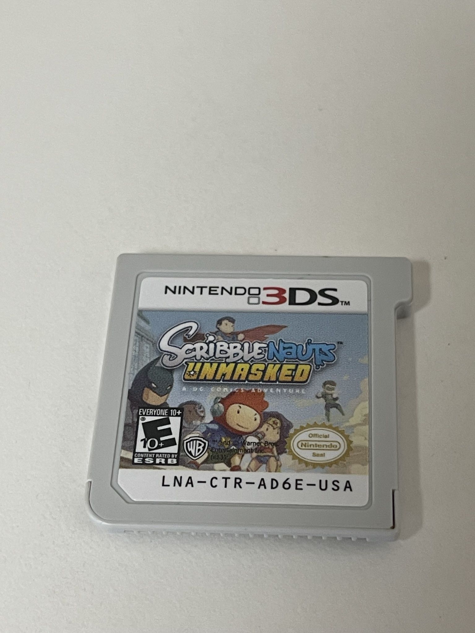 Nintendo 3DS scribblenauts unmasked video game