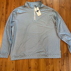Men’s 1/4 Zip Pullover Golf Ball Design - XL -  New