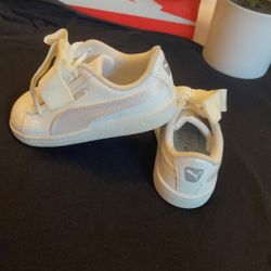 Puma With Bow Tie Lace Toddler 2yr Olds 