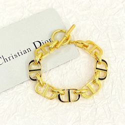Dior CD Letter Chain Bracelet
