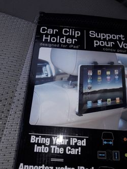 Car clip holder for iPad