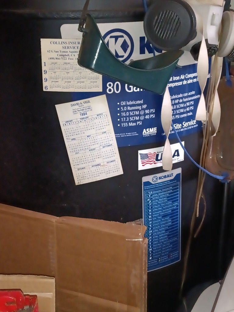 80 Gallon Kobalt Compressor Like New