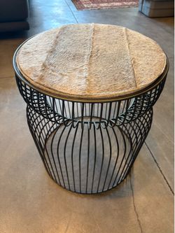 CB2 side table