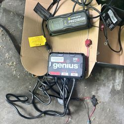 Boat Battery Chargers – Minn Kota Precision + NOCO Genius (Great Condition)