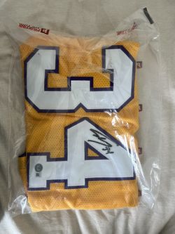Shaquille O’Neal Autographed Jersey Beckett Authenticated