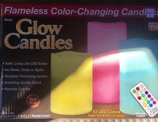 New new glow color candels
