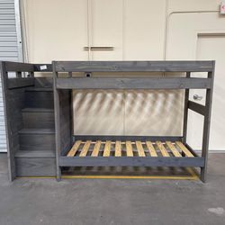 Twin Over Twin Bunk Bed 